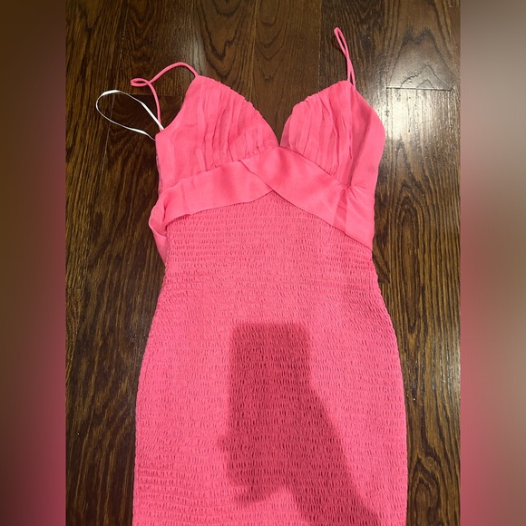 New with tags never worn! Sage + Paige Pink Mini Dress - Picture 7 of 7